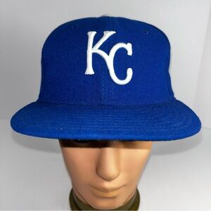 Kansas City ROYALS New Era Baseball Hat In Size 7‎ 1/4 Official On Field Hat